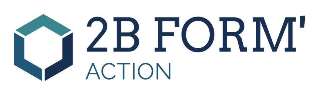 Logo 2B Form'action centre de formation qui propose de passer l'attestation d'aptitude à la manipulation des fluides frigorigènes à Orange dans le Vaucluse